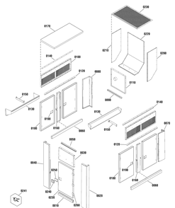 Part Location Diagram of 80024780 Briggs and Stratton Hinge, Encl, Door